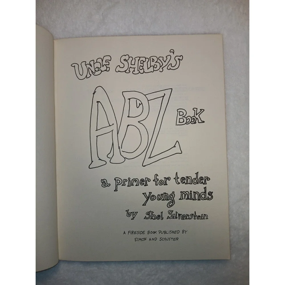 Shel Silverstein Uncle Shelby's ABZ BOOK  1961 Paperback Nice!‎